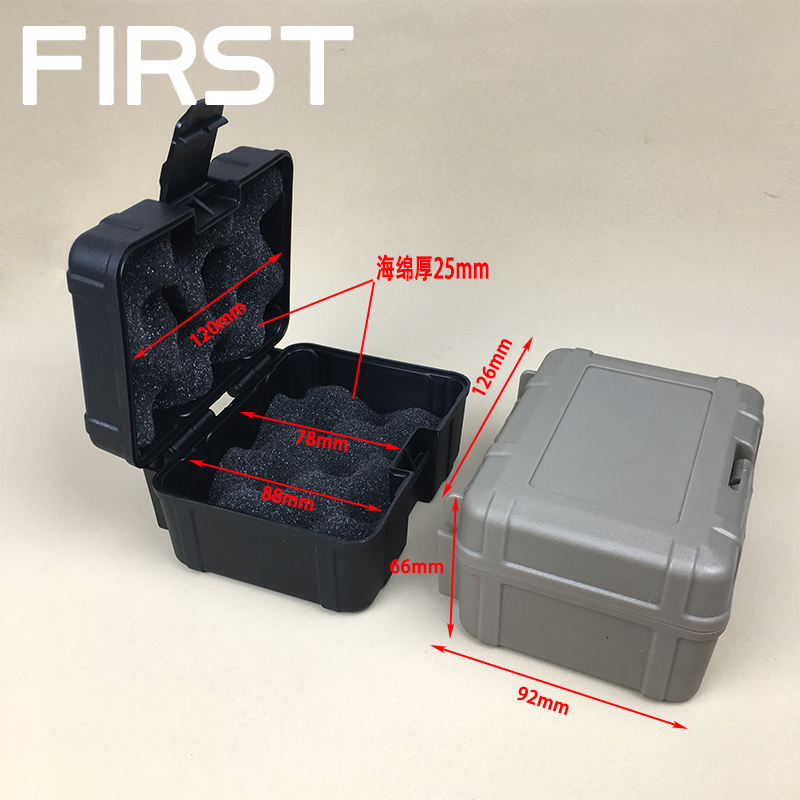 ABS Tactical Multifunction Containing Box PEQ Laser Flashlight Box Digital Instrument Equipped Protection Seal Containing Box