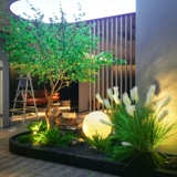 Моделирование японское висящее дерево дерева окна лошадь лошадь пьяная деревянная северная серия -рассеяние крупные фальшивые деревья озеленение зеленое растение в помещении и на открытом воздухе