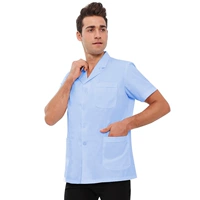 Мужское платье синий короткий рукав