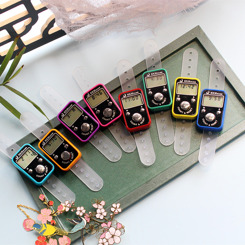 Buy three get one free new one with time chanting buddha counter ring counter