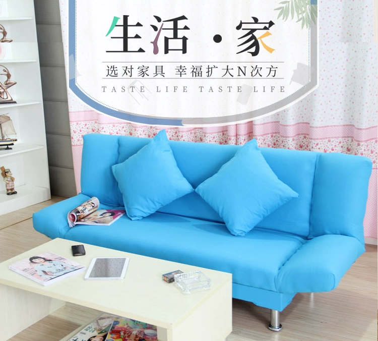 Có thể gập lại hiện đại sofa nhỏ gọn căn hộ nhỏ giường 1,5m Single Double đa chức năng kép sử dụng vải gỗ 1,8 - Ghế sô pha