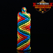  Tibet red Tibetan hand-woven Kalachakra knot(large) Diamond knot hanging decoration