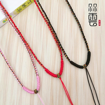 Doodle cloud soft colorful rope necklace rope pendant rope hanging rope with national wind-run rope female red rope handwoven