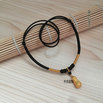 Dooduo neonnewborns childlike babys baby rope long life lock pendant red rope gold lock silver lock pure hand woven