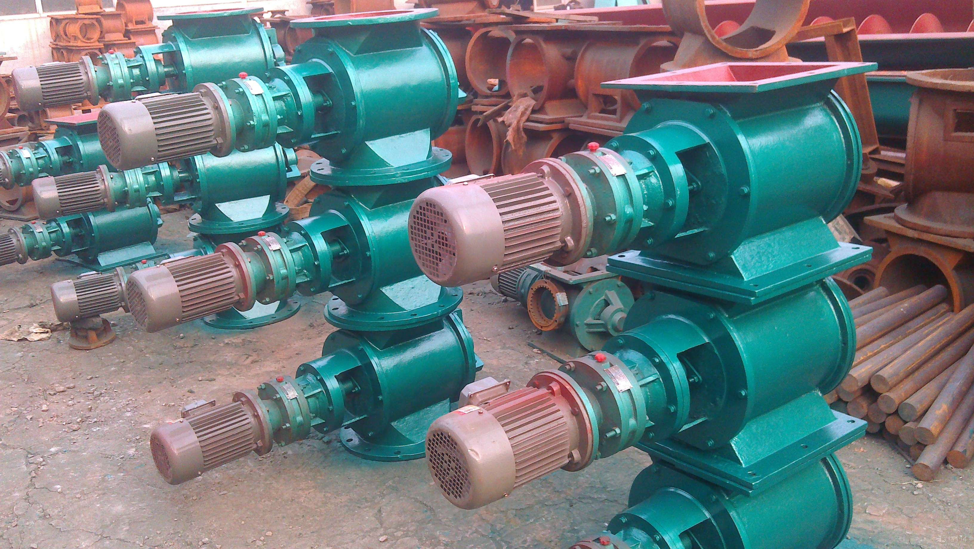 Star unloader square mouth round impeller feeder discharge lock wind shut-off valve yjd-16 ash discharge valve dn240