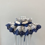 Слюнявчик, кружевной шарф, декор, нагрудник