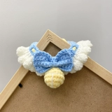 Пехочные вязаные воротнички, кошки, собачья собачья рот водяной полотенце синий и белый британский короткий плюшевый кордон ювелирные изделия