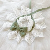 Шарф, аксессуар, чокер, колокольчик с бантиком, кружевная галстук-бабочка, нагрудник, слюнявчик, ожерелье, кот, домашний питомец