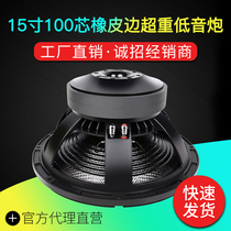 15-inch 100 Core Overweight Bass Horn Stage Bar Retrofit 220 Double Magnetic extra-long stroke rubber edge Low sound cannons