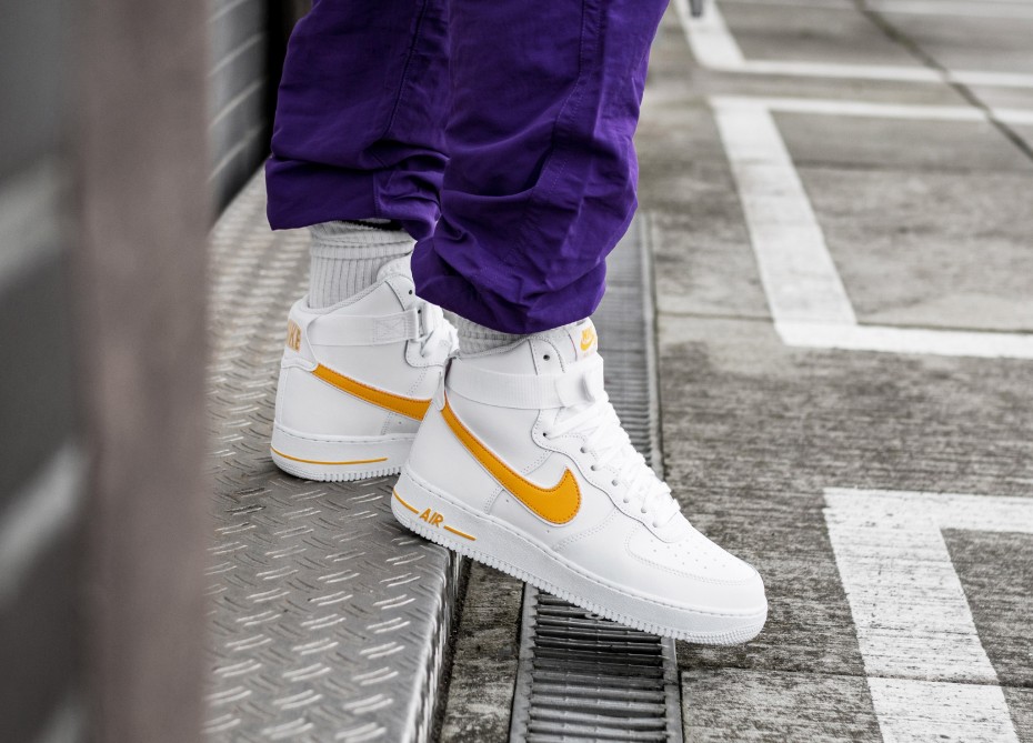 NIKE AIR FORCE 1 AF1 Không quân số 1 Giày màu xám Vàng xanh Tick AT4141-100-101-102 - Dép / giày thường giày sneaker nữ chính hãng