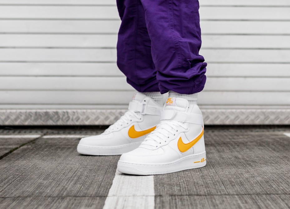 NIKE AIR FORCE 1 AF1 Không quân số 1 Giày màu xám Vàng xanh Tick AT4141-100-101-102 - Dép / giày thường giày sneaker nữ chính hãng