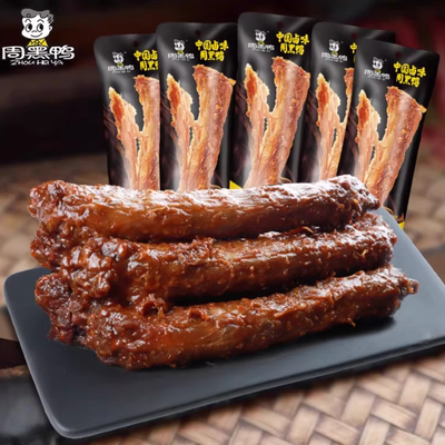 周黑鸭鸡脖干撕耐嚼卤味