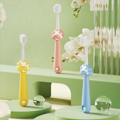儿童牙刷6一12岁软毛宝宝牙膏2岁以上婴儿3到6岁1岁幼儿乳牙专用4