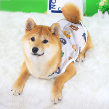 Other Pet Clothes in Six Sizes Pet Clothes Dog Summer Thin Summer Tank Top Chai Dog Cute Internet Red Spring/Summer Medium sized Dog Sun Protection Summer Clothes