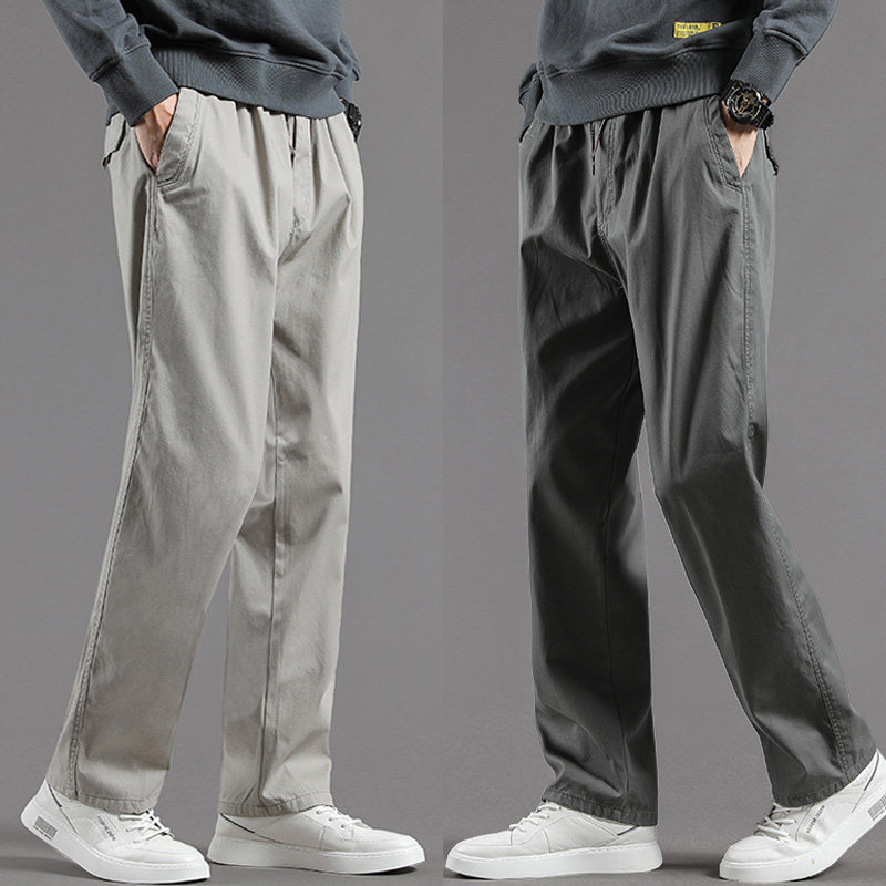 Tide Spring and Autumn Pants Male Different Pants Han Lax Pants Wide Legs Grous Trousers Stretch Pants