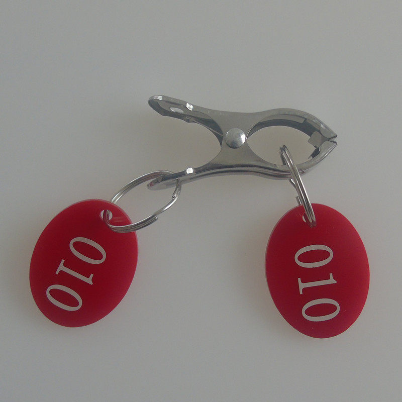 Acrylic number plate clip Catering number plate Hand Card with spicy hot number called number plate 