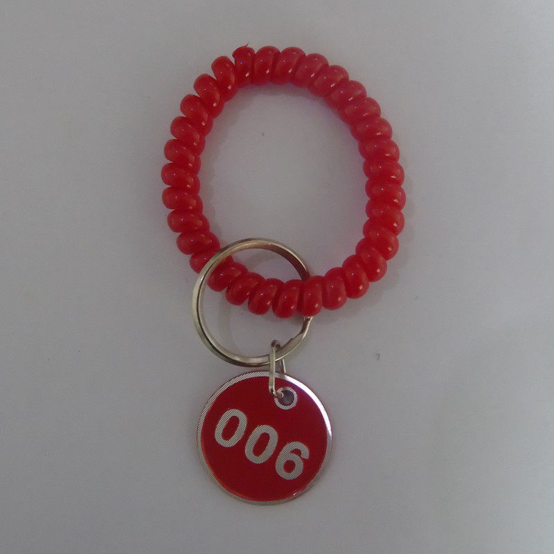 Sauna Digital Handcard Dining Hall Hotel Car Yard Deposit Cards Bathing Aluminum Alloy Number Plates 