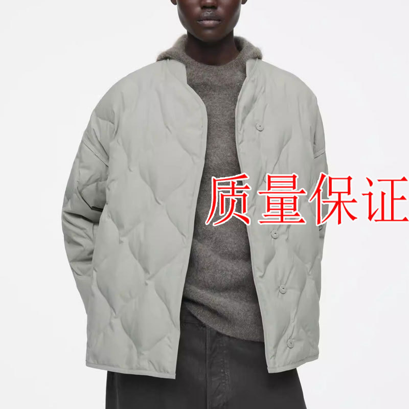Original~Cs Style~ Women's Loose-Fit Quilted down Jacket with Diamond Texture 1205863005 Original~Cs Style~ Women's Loose-Fit Quilted down Jacket with Diamond Texture 1205863005