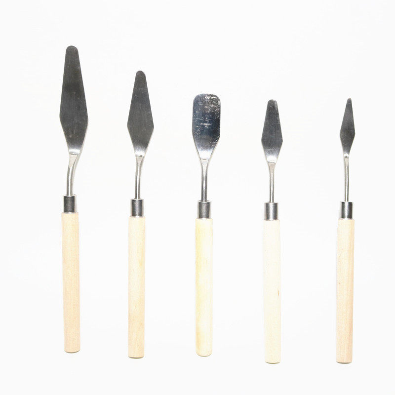Gouache paint palette knife set scraper oil painting knife shovel knife texture knife pick knife art painting paint knife