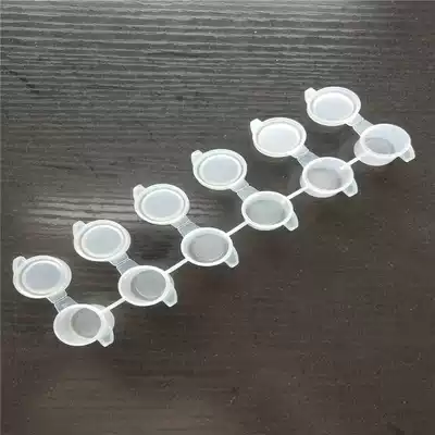 3ML concave cover acrylic gouache watercolor paint six consecutive empty box six one row