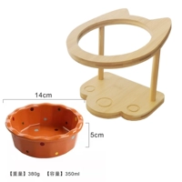 Новая заостренная оранжевая волна с деревянной рамой с деревянной рамой