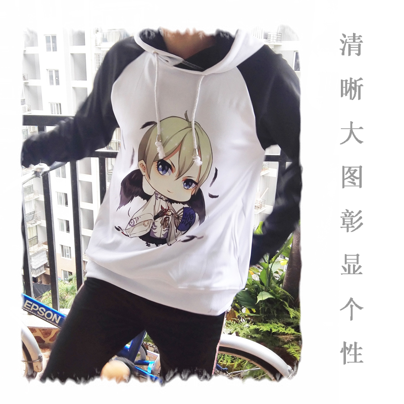 Hình ảnh Clannad tùy chỉnh loạt Okazaki Peng cũng hoạt hình anime xung quanh dây kéo áo len trùm đầu áo khoác cardigan ảnh nhãn dán cute