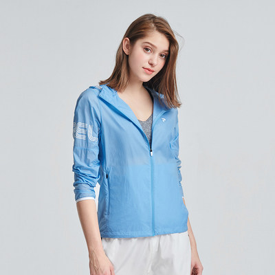 Percy and outdoor sun protection clothing men and women 2021 summer new lightweight breathable anti-UV skin sports windbreaker