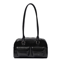 Целая кожа черная