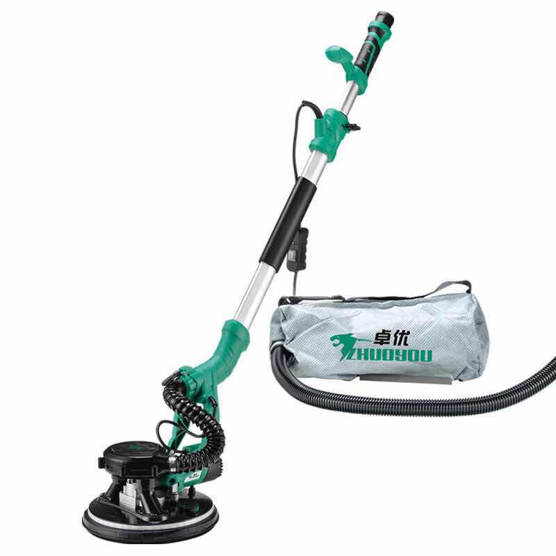 ZhuoYouwall beating mill ultra-light self-suction dust-free batch ground powder sand paper machine electric sand machine wall polishing tool