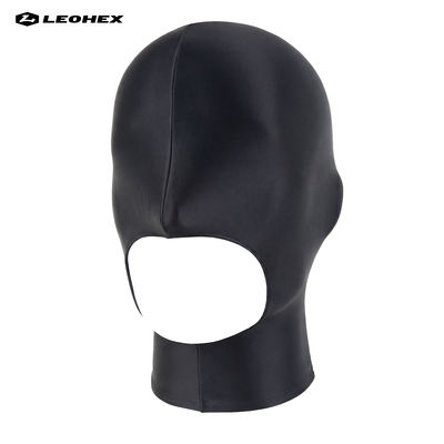 LEOHEX sun protection headgear, fun face-lifting style face mask, outdoor ice silk black headgear, female performance prop