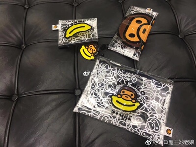 Прозрачная сумка для продуктов Shanghai bape