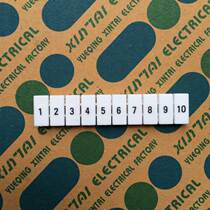 Factory direct UK terminal block accessories ZB5 printing Mark strip UK3N number plate label identification strip