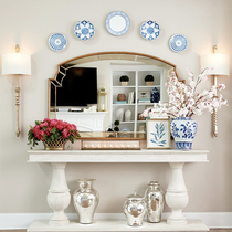 European art mirror American living room sofa background wall Creative mirror Bedroom dressing bathroom makeup mirror