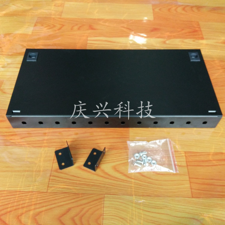 Rack 12 mouth ST Optical cable terminal box 24 Core fiber junction box FC Round port Optical fiber box 12 Core matched wire rack