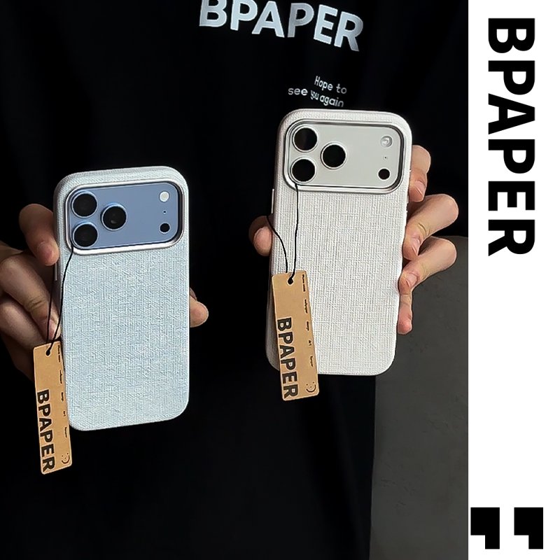 Bpaper'Couple Milk Velvet' Minimalist Leather Magnetic High-End New iPhone 18 Pro Max New Model White 17 Pro Blue 16 Pro 15 Pro Max Non-Stick Fingerprint Anti-Slip Men's Phone Case Bpaper'Couple Milk Velvet' Minimalist Leather Magnetic High-End New iPhone 18 Pro Max New Model White 17 Pro Blue 16 Pro 15 Pro Max Non-Stick Fingerprint Anti-Slip Men's Phone Case