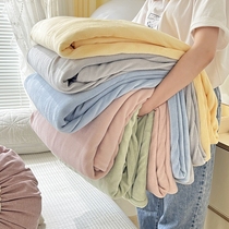 Winter Ins Wind Milk Suede Bed Linen Flannel Thickened warm coral suede single pink quilt with single double bed ash