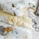 in bông denim bông 1.8m trên mét 1.5m2 đúp đơn ba mảnh nguồn cung cấp vải quilt - Bộ đồ giường bốn mảnh chăn ga gối đệm