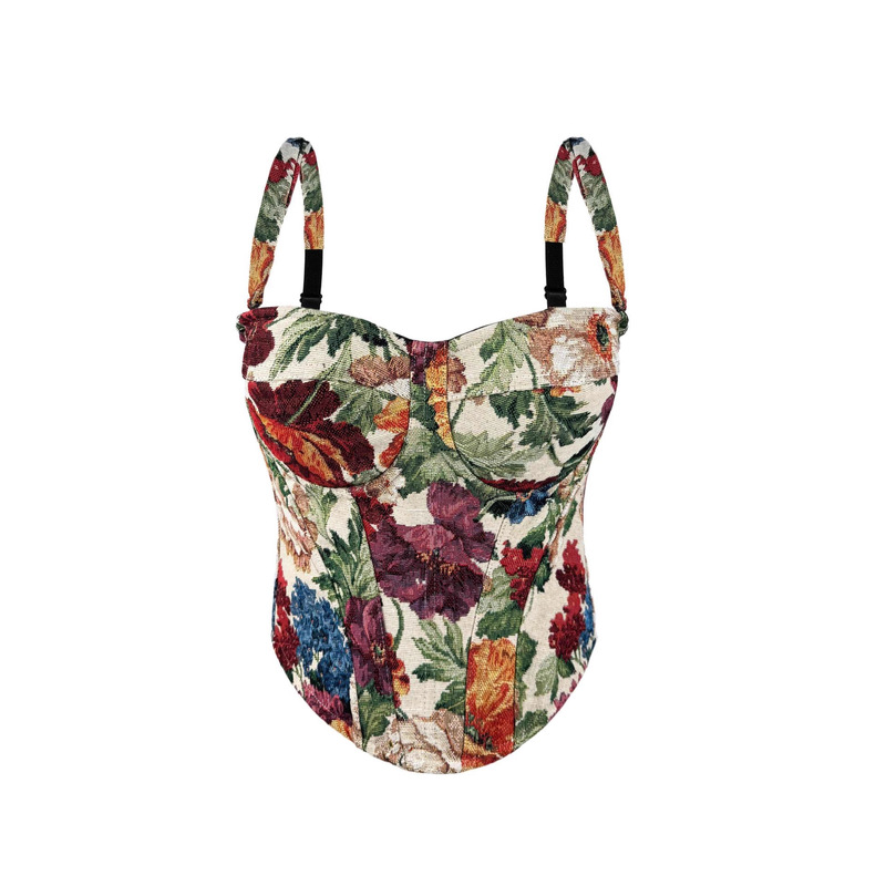 2025 New Sexy Strapless Top with Inner Straps and Outer Wear, with Chest Pads, Retro Palace-Style Fishbone Corset