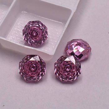 Laboratory grown sapphire artificial gemstone