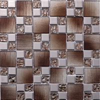 Бордовый Квадратный Серебристый + Градиентный Кофейный