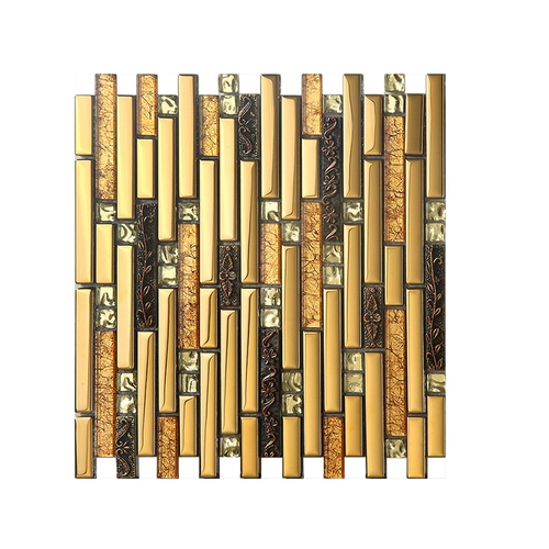 Стеклянная зеркальная мозаика длинная европейская телевизионная стиль фон стена гостиная колонна бар ktv Декоративная крыльца плитка