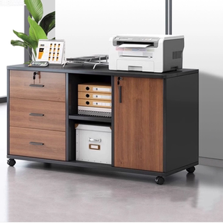 Office company office cabinet file cabinet low cabinet locker file information cabinet table side cabinet wooden cabinet with lock