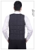 Áo vest cotton mùa thu và mùa đông nam trung niên cotton xuống vai áo vest cotton ấm áp mặc bố dày