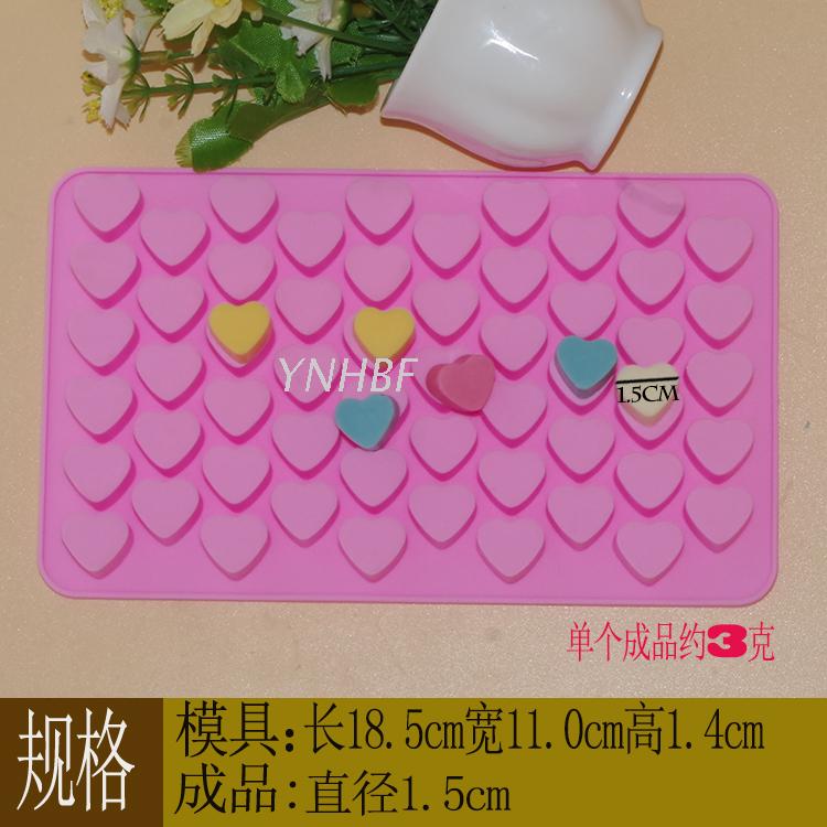 Tình yêu hình trái tim tự làm handmade sô cô la khuôn silicone khuôn keo thả xà phòng làm bằng tay khuon banh khot