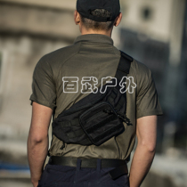Chokers Tactical purse 1000D Nylon Multi-functional bag Convenience Duty Bag satchel Quick pull chest packers Outsourcing