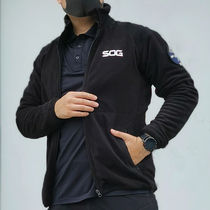 SOG Adventurer Autumn Winter Outdoor Sports Catch Suede Clothing Antistatic Mens Protection Mountaineering Warm Jacket Blouse