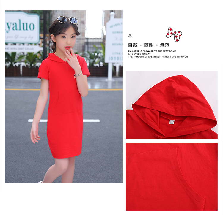 Quần áo trẻ em Váy cho bé gái 2018 đầm xuân hè mới cho bé gái lớn Phiên bản Hàn Quốc của váy ngắn tay trẻ em tự tu shop quần áo trẻ em đẹp