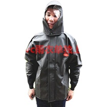 Yongting Army Green PVC Split Raincoat Middle blouses male and female universal thickened waterproof wrist Anti-water penetration