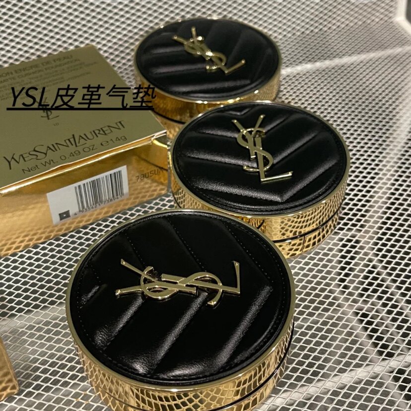 YSL Saint Laurent new powder leather air cushion niki air cushion all black B10 B20 BR10 BR20 moisturizing concealer