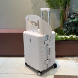 Вместительный и большой чемодан с сидением подходит для мужчин и женщин, семейный стиль